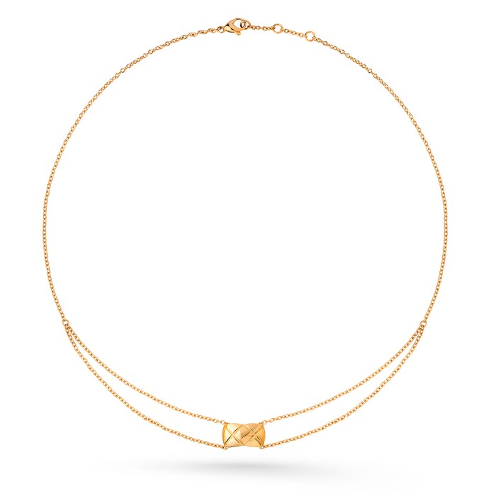 Chanel 18k Yellow Gold Coco Crush Necklace