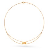 Chanel 18k Yellow Gold Coco Crush Necklace