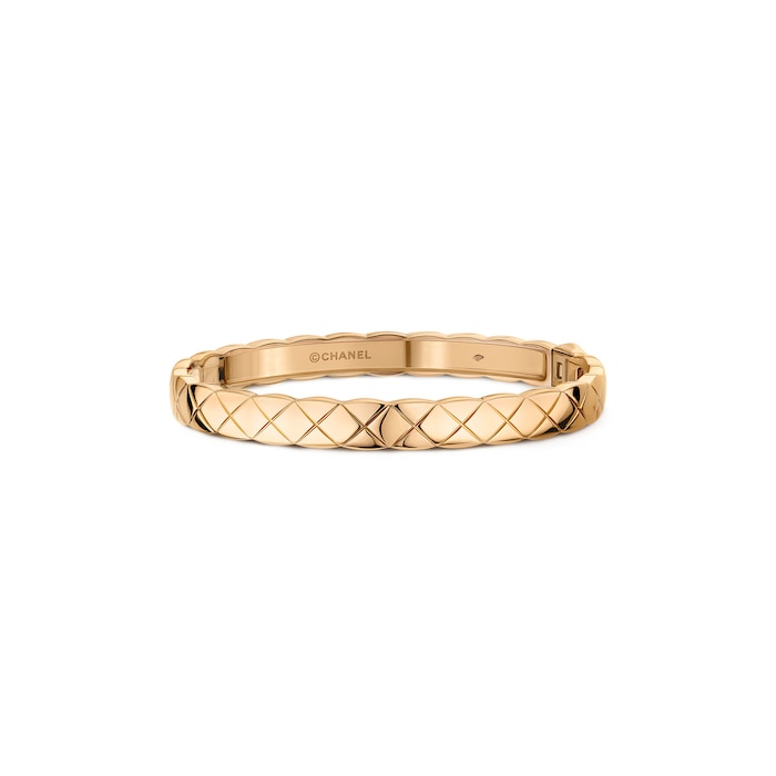 Chanel 18k Beige Gold Coco Crush Bracelet