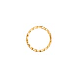 Chanel Jewelry 18k Yellow Gold Coco Crush Quilted Mini Band Size 7.25