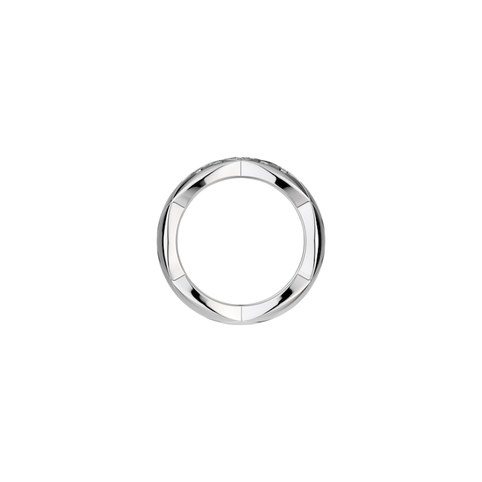 Chanel Jewelry 18k White Gold 0.46cttw Diamond Coco Crush Large Band Size 6.25