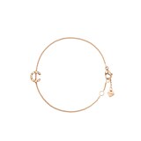 Chanel Jewelry 18k Beige Gold Coco Crush 'C' Chain Bracelet