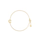 Chanel Jewelry 18k Yellow Gold Coco Crush 'C' Chain Bracelet