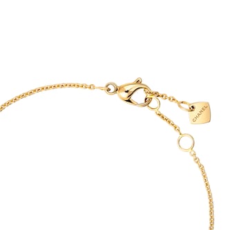 Chanel Jewelry 18k Yellow Gold 0.03cttw Diamond Coco Crush 'O' Chain Bracelet