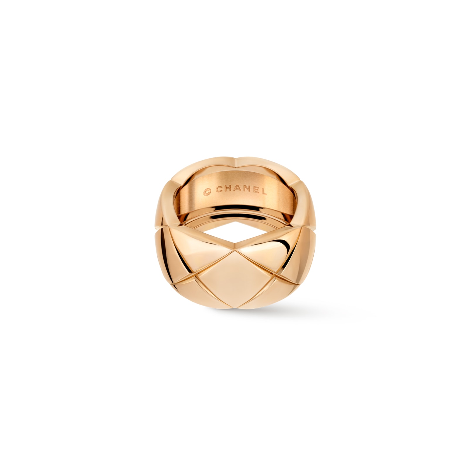 Chanel Jewelry 18k Beige Gold Coco Crush Large Band Size 6.25 Chanel Jewelry 18k Beige Gold Coco Crush Large Band Size 6.25