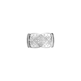 Chanel Jewelry 18k White Gold 0.46cttw Diamond Coco Crush Large Band Size 6.75