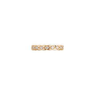 Chanel Jewelry 18k Beige Gold 0.37cttw Diamond Coco Crush Mini Band Size 6.25 Chanel Jewelry 18k Beige Gold 0.37cttw Diamond Coco Crush Mini Band Size 6.25