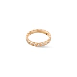 Chanel Jewelry 18k Beige Gold 0.37cttw Diamond Coco Crush Mini Band Size 6.25