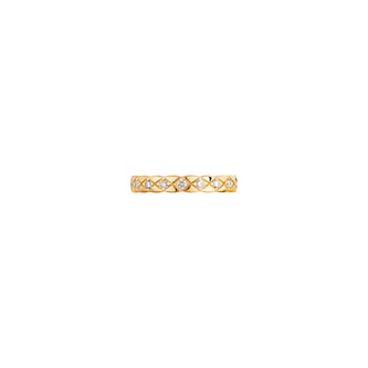 Chanel Jewelry 18k Yellow Gold 0.35cttw Diamond Coco Crush Mini Band Size 6.25 Chanel Jewelry 18k Yellow Gold 0.35cttw Diamond Coco Crush Mini Band Size 6.25