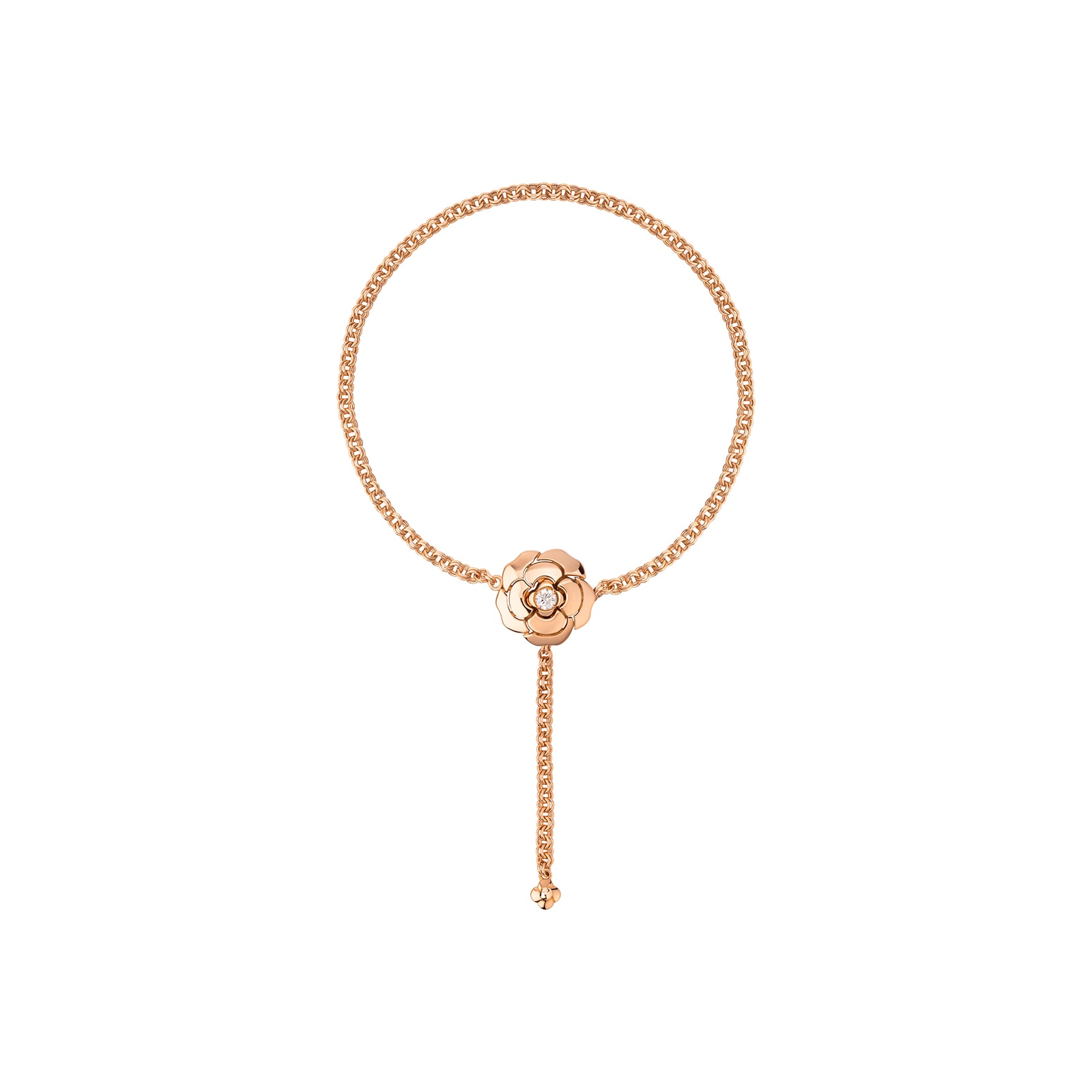 Chanel Jewelry 18k Rose Gold 0.13cttw Diamond Extrait De Camélia Bracelet Chanel Jewelry 18k Rose Gold 0.13cttw Diamond Extrait De Camélia Bracelet