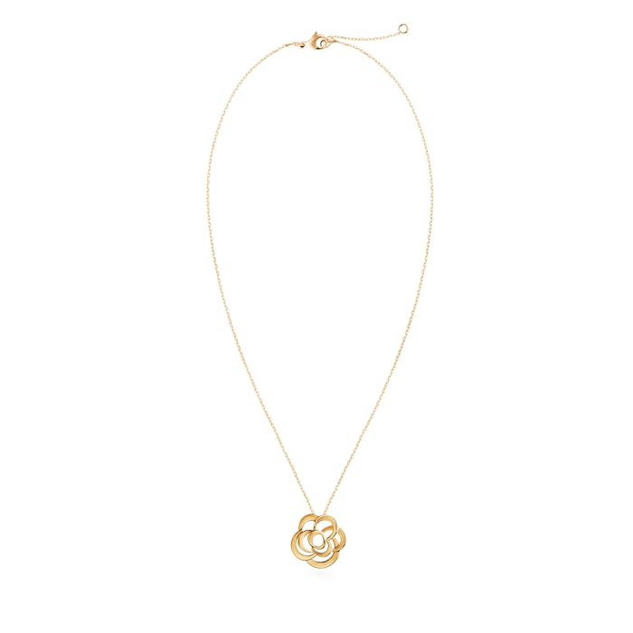 Chanel Jewelry 18k Yellow Gold Fil de Camélia Pendant