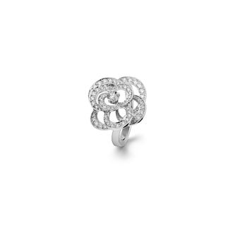 Chanel Jewelry 18k White Gold 0.62cttw Diamond Fil De Camélia Medium Ring Size 7.25 Chanel Jewelry 18k White Gold 0.62cttw Diamond Fil De Camélia Medium Ring Size 7.25