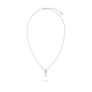 Chanel Jewelry 18k White Gold 0.39cttw Diamond Eternal No.5 Necklace