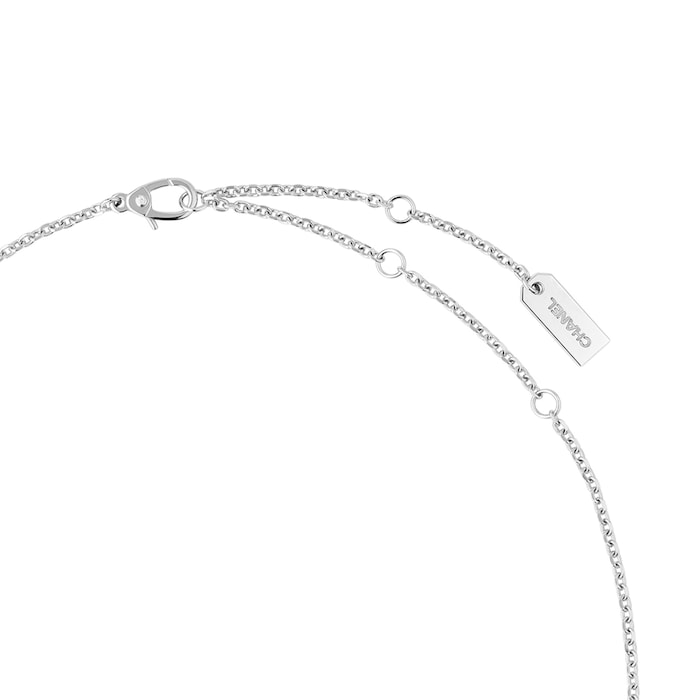 Chanel Jewelry 18k White Gold 0.39cttw Diamond Eternal No.5 Necklace