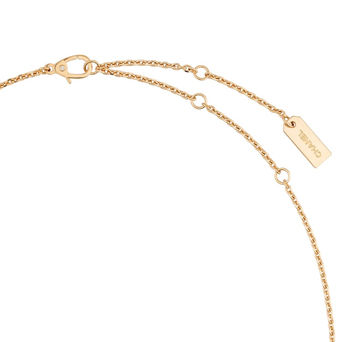 Chanel Jewelry 18k Beige Gold 0.36cttw Diamond Eternal No.5 Necklace