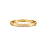 Chanel Jewelry 18k Yellow Gold 0.25cttw Diamond Coco Crush Bangle