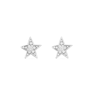 CHANEL “Comète” earrings in white gold and diamonds