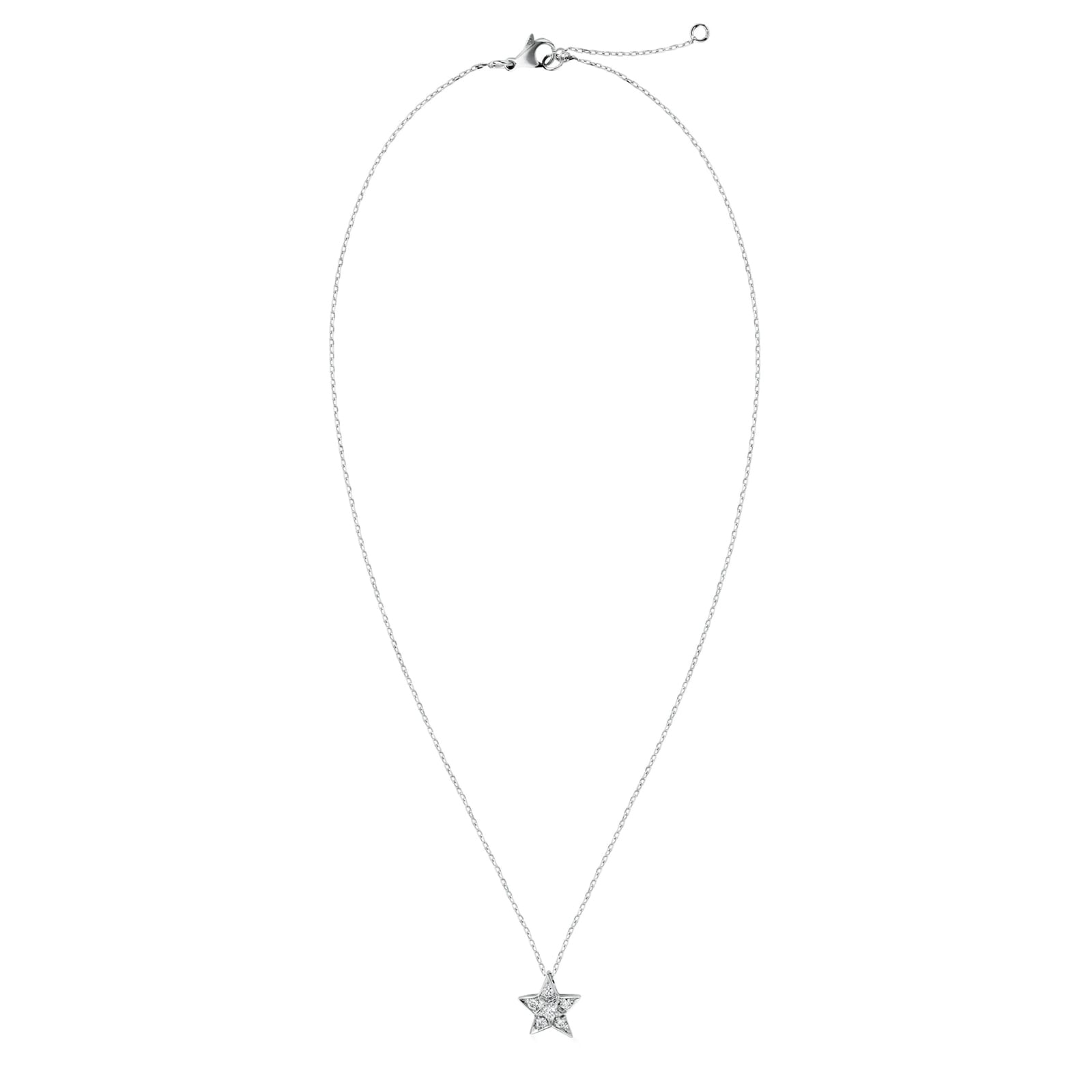 Chanel Jewelry 18k White Gold 0.22cttw Diamond Comète Small Star