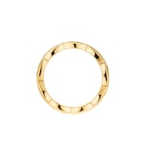 Chanel Jewelry 18k Yellow Gold Coco Crush Quilted Small Band Size 6.75