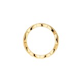 Chanel Jewelry 18k Yellow Gold Coco Crush Quilted Small Band Size 7.25