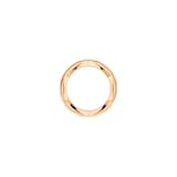 Chanel Jewelry 18k Beige Gold Coco Crush Quilted Motif Large Band Size 6.75