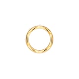 Chanel Jewelry 18k Yellow Gold 0.46cttw Diamond Coco Crush Large Band Size 7.25