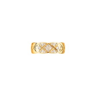 Chanel Jewelry 18k Yellow Gold 0.18cttw Diamond Coco Crush Small Band Size 7.25 Chanel Jewelry 18k Yellow Gold 0.18cttw Diamond Coco Crush Small Band Size 7.25