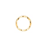 Chanel Jewelry 18k Yellow Gold 0.18cttw Diamond Coco Crush Small Band Size 7.25