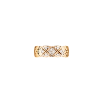 Chanel Jewelry 18k Beige Gold 0.19cttw Diamond Coco Crush Small Band Size 6.75 Chanel Jewelry 18k Beige Gold 0.19cttw Diamond Coco Crush Small Band Size 6.75