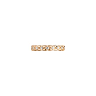 Chanel Jewelry 18k Beige Gold 0.37cttw Diamond Coco Crush Mini Band Size 7.25 Chanel Jewelry 18k Beige Gold 0.37cttw Diamond Coco Crush Mini Band Size 7.25
