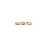 Chanel Jewelry 18k Beige Gold 0.37cttw Diamond Coco Crush Mini Band Size 7.25