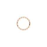 Chanel Jewelry 18k Beige Gold 0.37cttw Diamond Coco Crush Mini Band Size 7.25