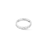 Chanel Jewelry 18k White Gold 0.34cttw Diamond Coco Crush Mini Band Size 6.75