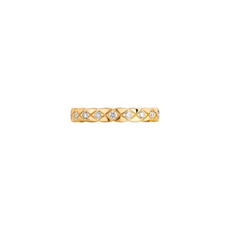 Chanel Jewelry 18k Yellow Gold 0.35cttw Diamond Mini Coco Crush Band Size 7.25 Chanel Jewelry 18k Yellow Gold 0.35cttw Diamond Mini Coco Crush Band Size 7.25
