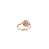 Chanel Jewelry 18k Rose Gold 0.05cttw Diamond Extrait De Camélia Ring Size 7.25