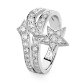 Chanel 18k White Gold 0.50cttw Diamond Comète Shooting Star Ring Size 6.75