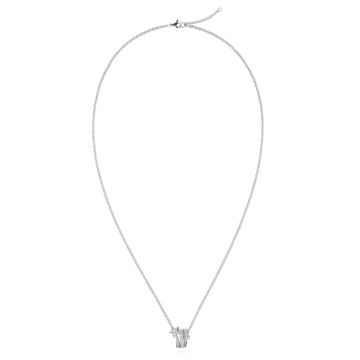 Chanel 18k White Gold 0.24cttw Diamond Comète Filante Pendant