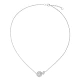Chanel 18k White Gold 0.72cttw Diamond Camélia Précieux Pendant