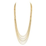 Chanel 18k Yellow Gold and 1.35cttw Diamond Camélia Sautoir Necklace