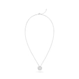 Chanel Jewelry 18k White Gold 0.40cttw Diamond Bouton De Camélia Necklace