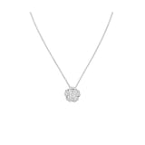 Chanel Jewelry 18k White Gold 0.40cttw Diamond Bouton De Camélia Necklace