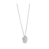 Chanel Jewelry 18k White Gold 0.40cttw Diamond Bouton De Camélia Necklace