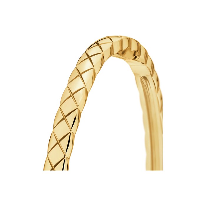 CHANEL 18K Yellow Gold Coco Crush Mini Bangle