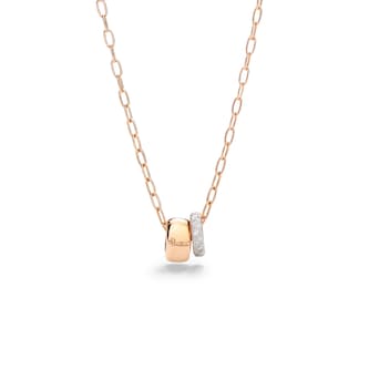 Pomellato 18K Rose Gold Iconica 0.3cttw Diamond Necklace