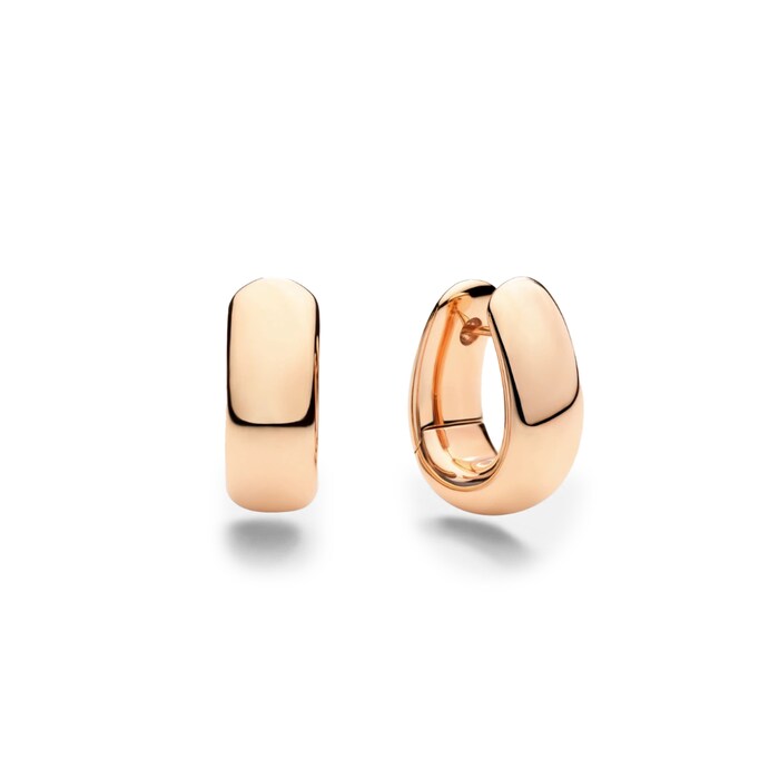 Pomellato 18K Rose Gold Iconica Huggie Hoop Earrings