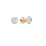 Pomellato 18k Rose Gold Sabbia 0.48cttw Diamond Stud Earrings