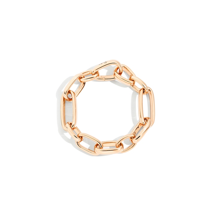 Pomellato 18k Rose Gold Iconica Oval Link Bracelet