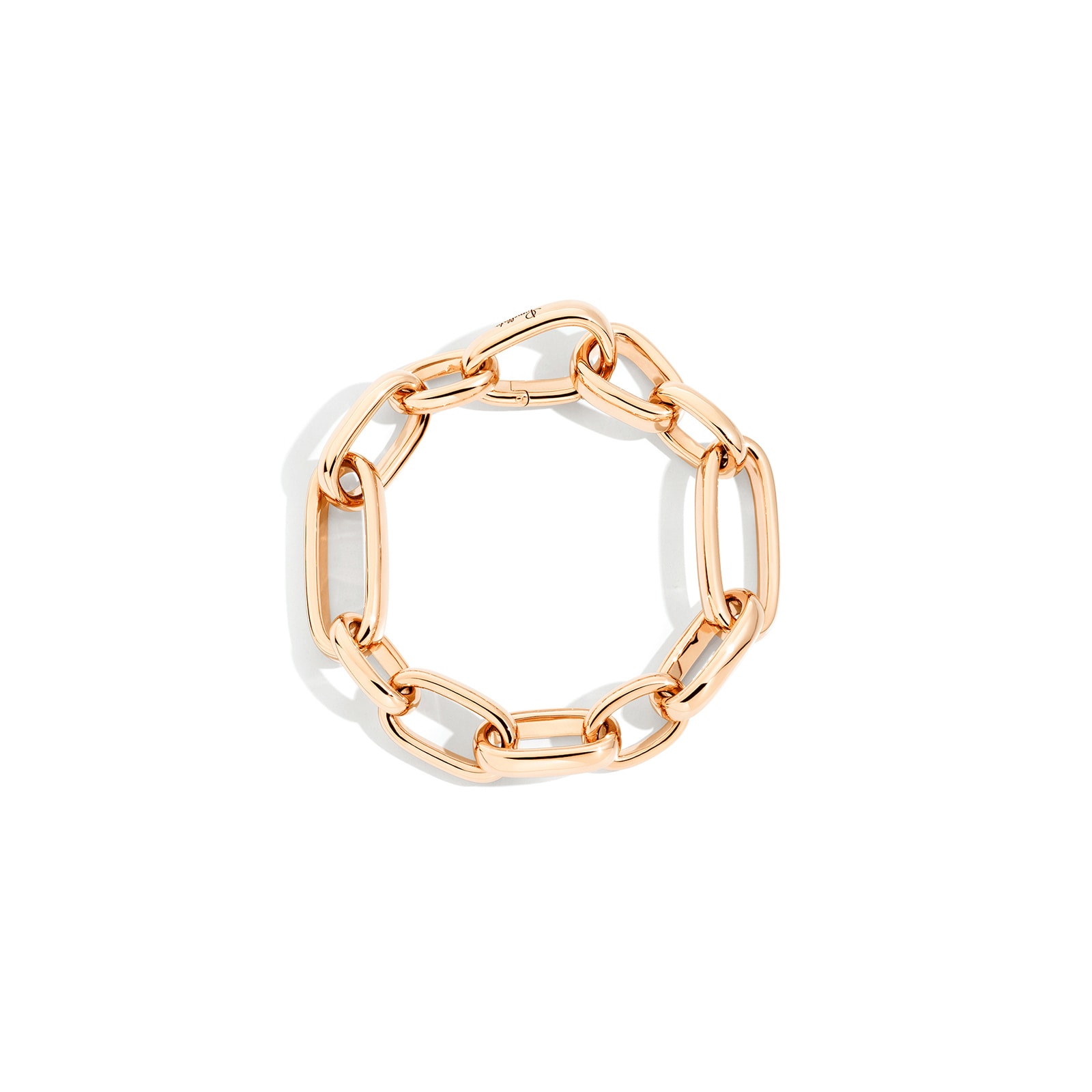 Pomellato 18k Rose Gold Iconica Oval Link Bracelet