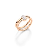 Pomellato 18ct Rose Gold Pomellato Together 0.09ct Diamond Ring - Ring Size M