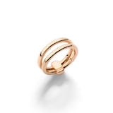 Pomellato 18ct Rose Gold Pomellato Together 0.09ct Diamond Ring - Ring Size M